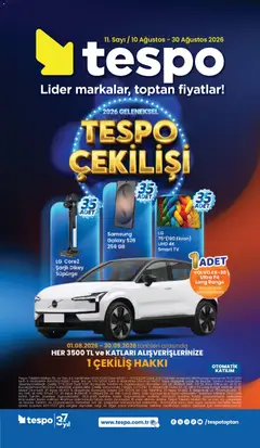 Tespo Tespo Katalog 10.08.2026 - Broşürünün önizlemesi