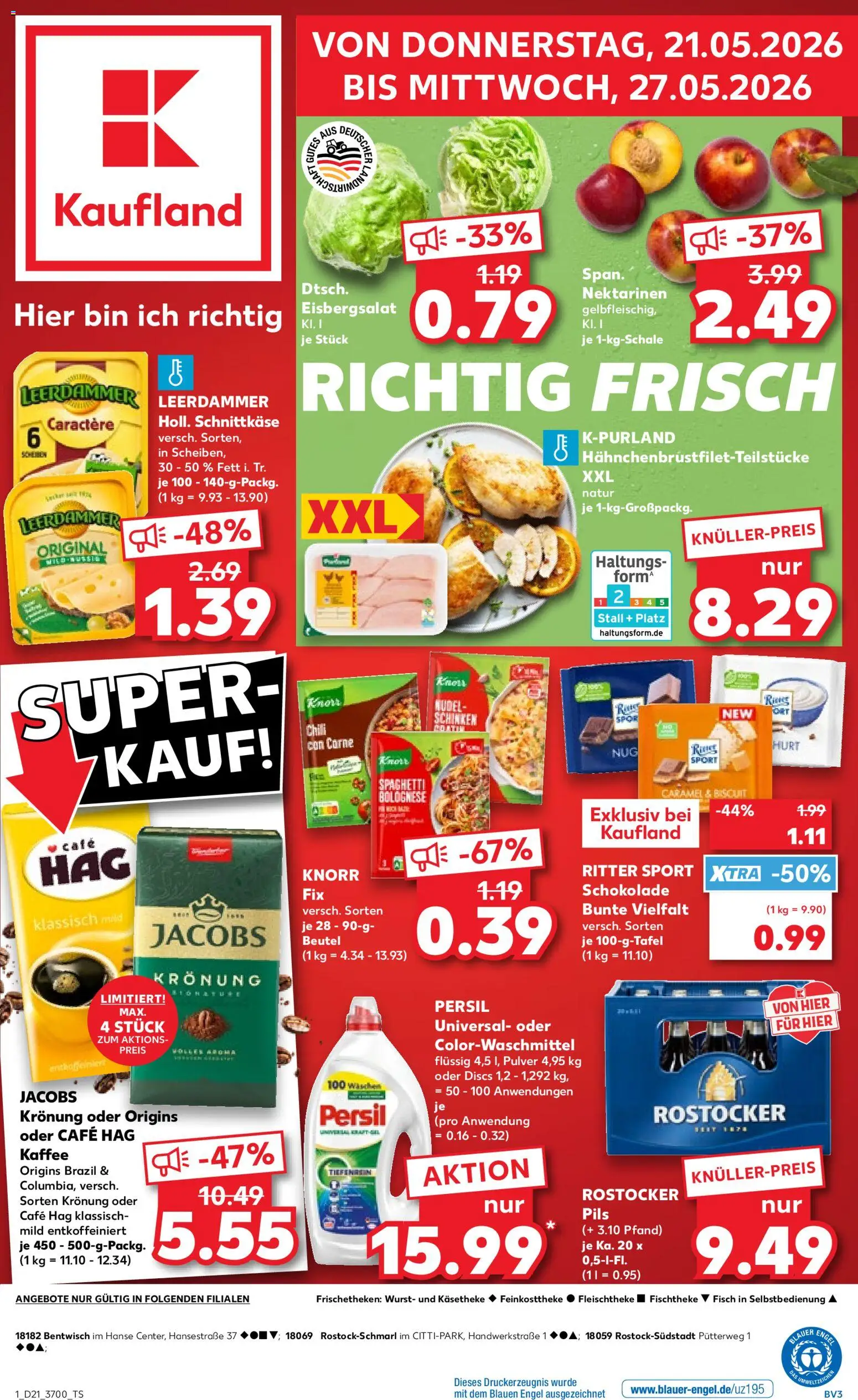 Vorschau von dem Prospekt des Geschäftes Kaufland, gültig ab dem 21.05.2026
