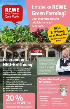 Vorschau von dem Prospekt des Geschäftes Rewe, gültig ab dem 17.05.2026