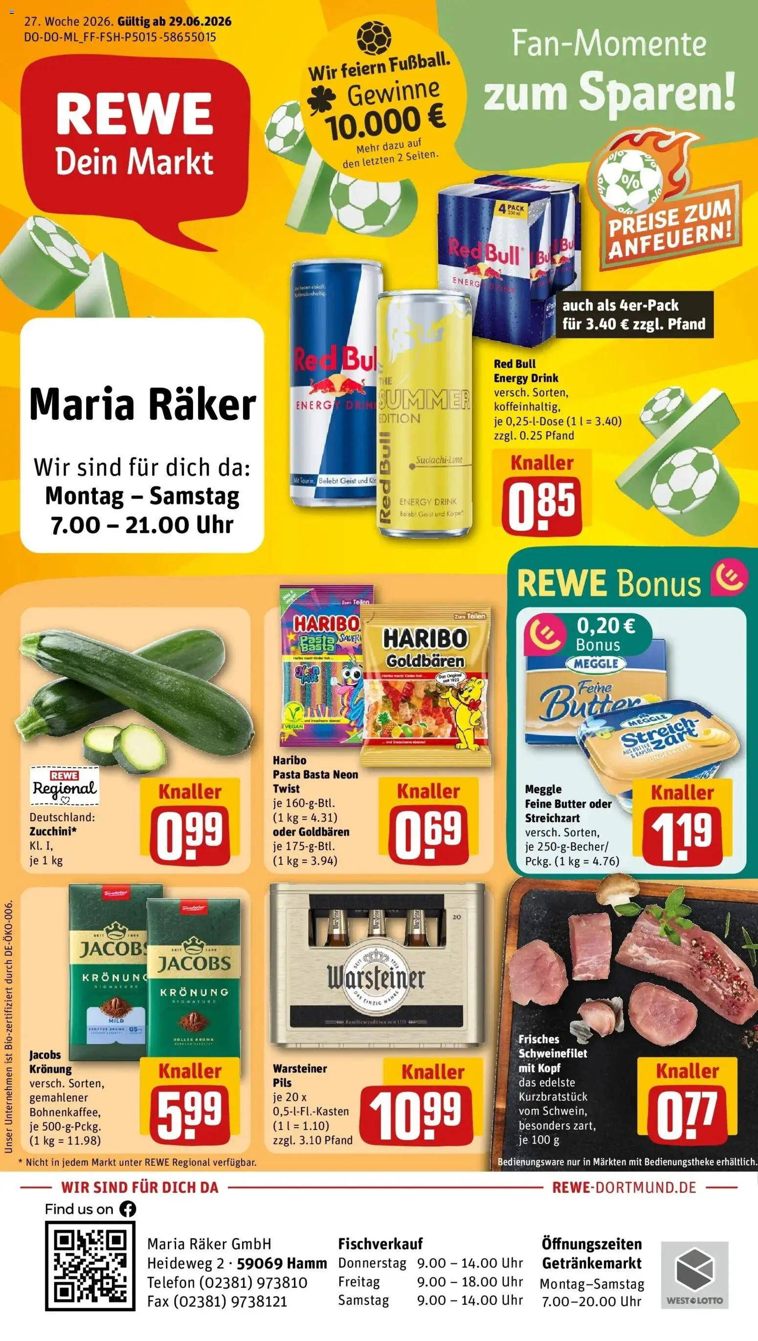 Vorschau von dem Prospekt des Geschäftes Rewe, gültig ab dem 29.06.2026