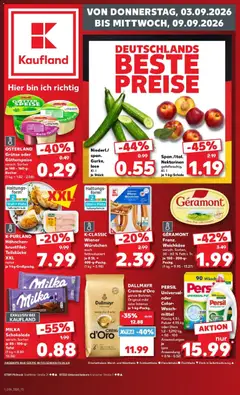 Vorschau von dem Prospekt des Geschäftes Kaufland, gültig ab dem 03.09.2026
