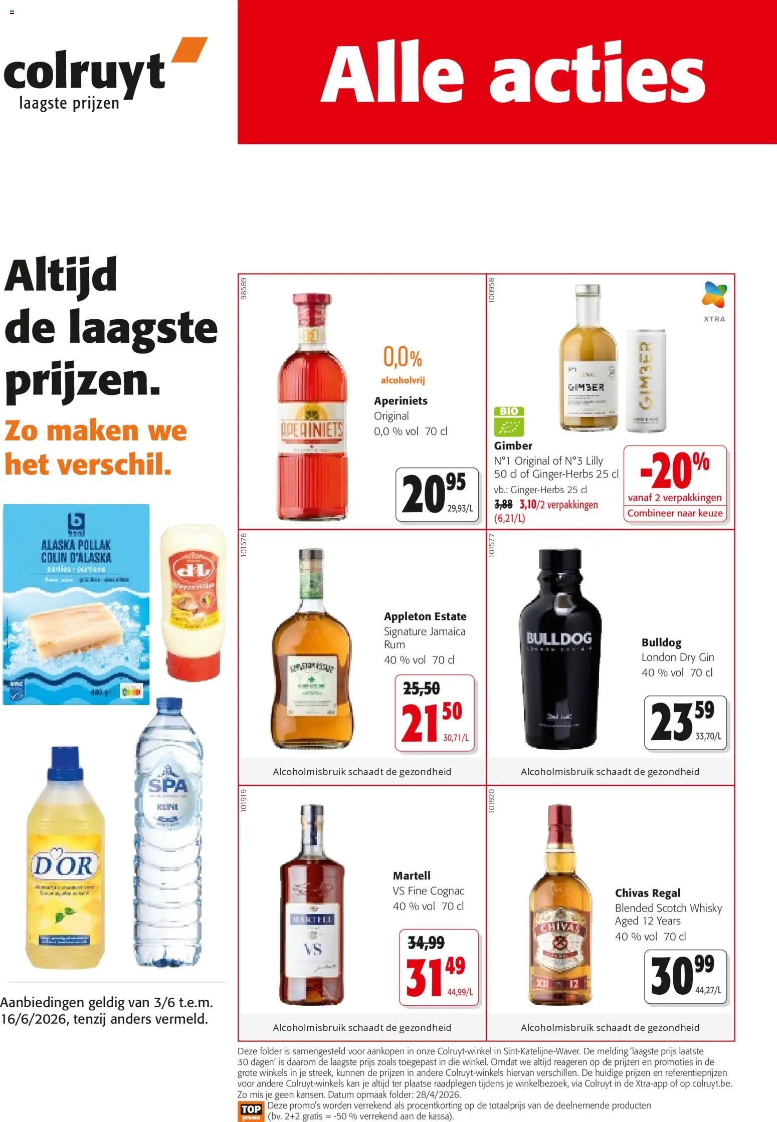 Voorbeeld van Colruyt Folder / Publicité van winkel Colruyt geldig vanaf 03/06/2026