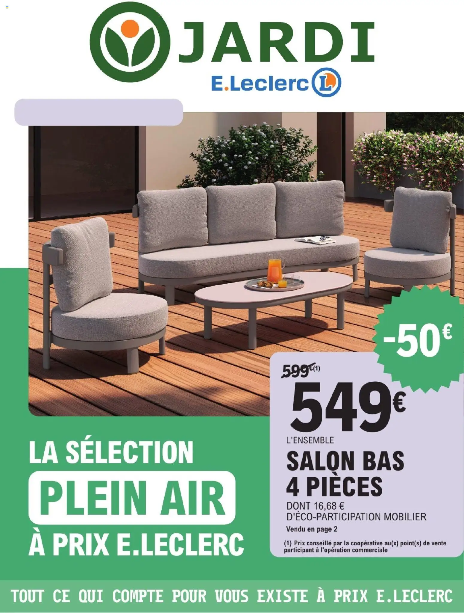 Prévisualisation de Brico E.Leclerc - Jardi Plein air special du magasin Brico E.Leclerc formulaire valide 14/04/2026