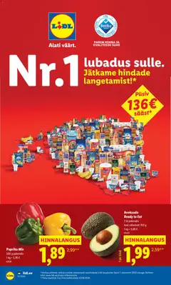 Lidl kliendilehe eelvaade alates 17.08.2026