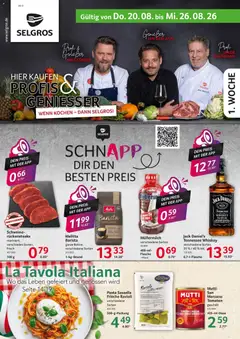 Vorschau von dem Prospekt des Geschäftes Selgros, gültig ab dem 20.08.2026