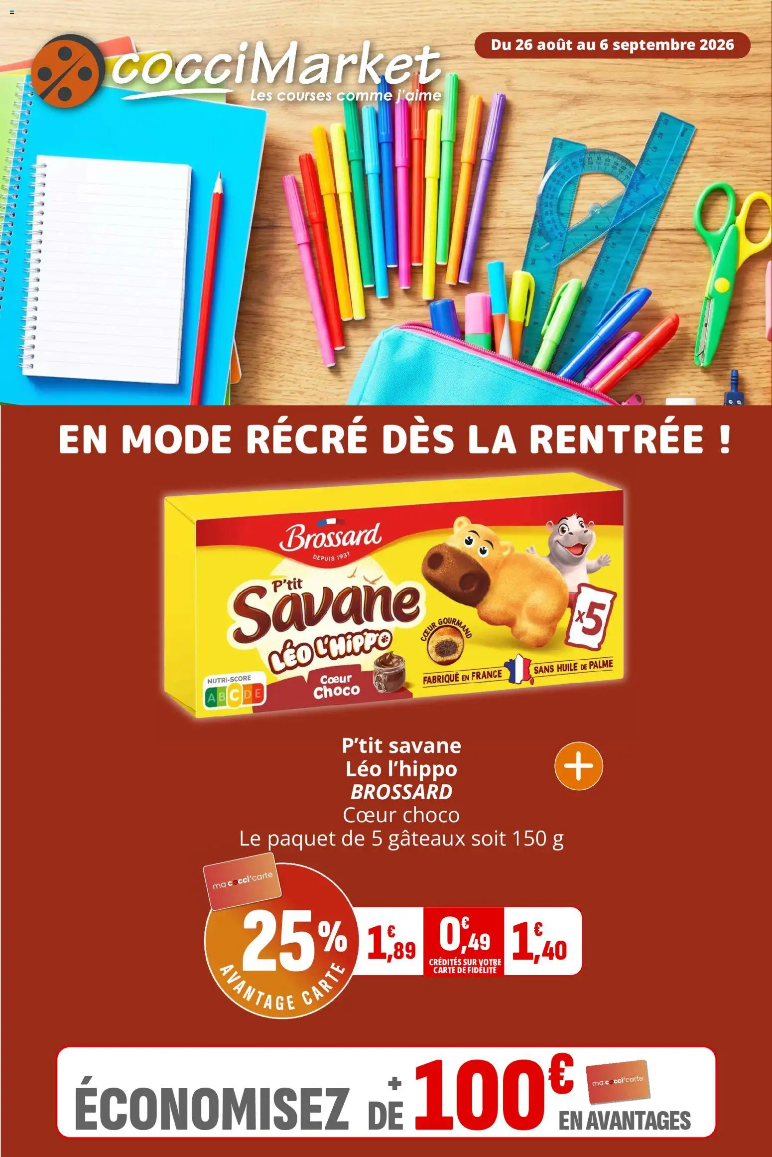 Prévisualisation de Coccinelle - Market du magasin Coccinelle formulaire valide 26/08/2026 - Huile