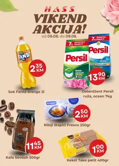Pregled letka Hass vikend akcija trgovine Hass vrijedi od 06.08.2026