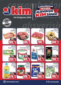 Kim Market Kim Market Katalog - Ege Insert 26.08.2026 - Broşürünün önizlemesi