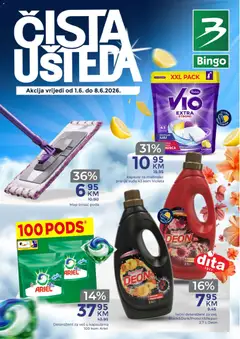 Pregled letka Bingo čista ušteda trgovine Bingo vrijedi od 01.06.2026