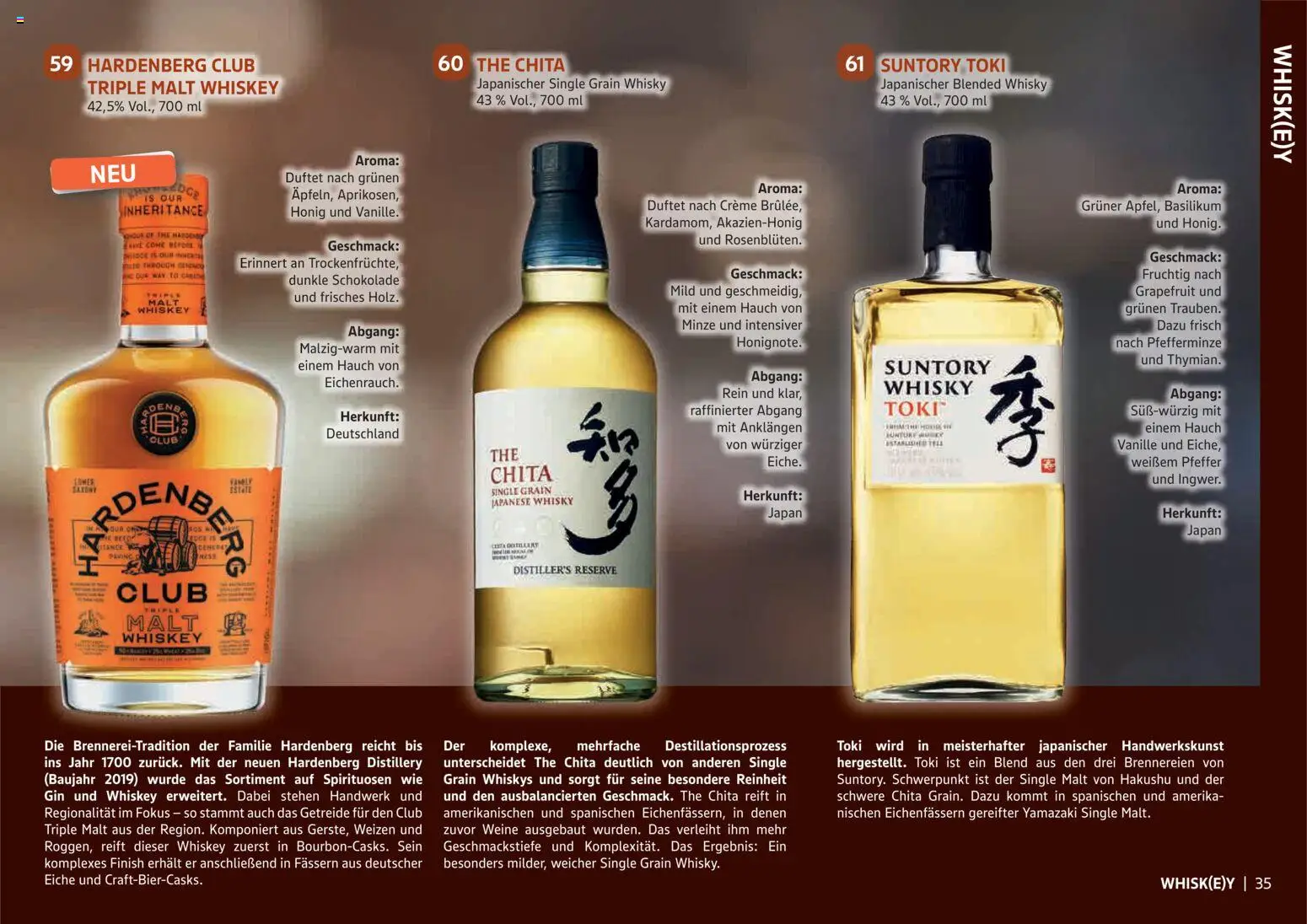 Vorschau von dem Prospekt des Geschäftes HERKULES, gültig ab dem 29.10.2026 - Schokolade, Whisky, Grapefruit, Whiskey, Vanille, Getreide, Creme, Pfeffer