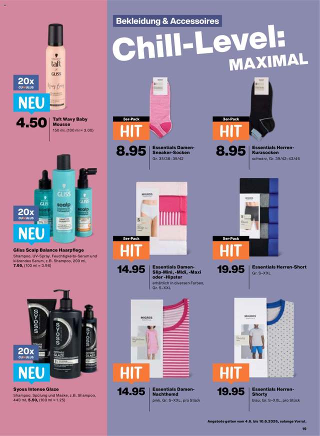 Neue Migros Aktionen ab 04.06.