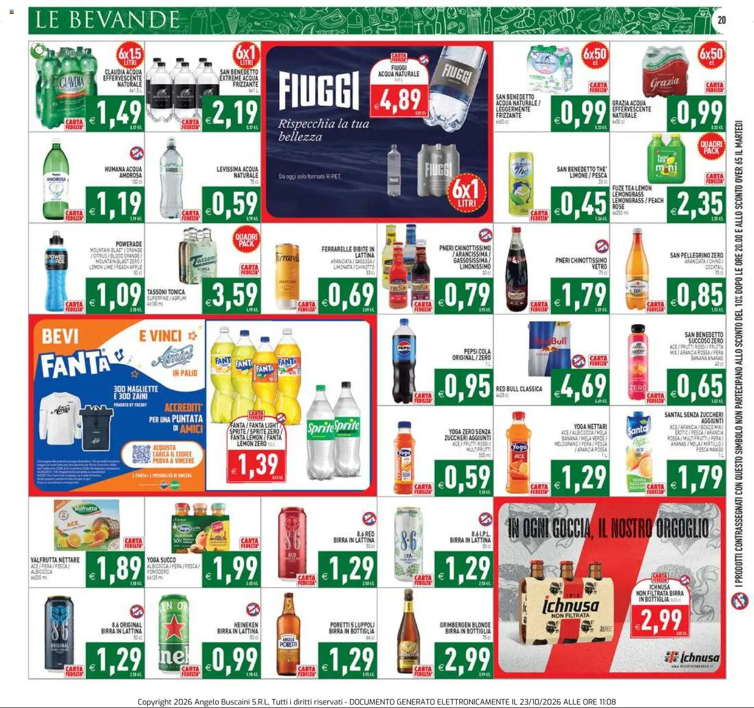 Anteprima dell'opuscolo PIM Supermercati volantino dal negozio PIM Supermercati valido da 23/10/2026