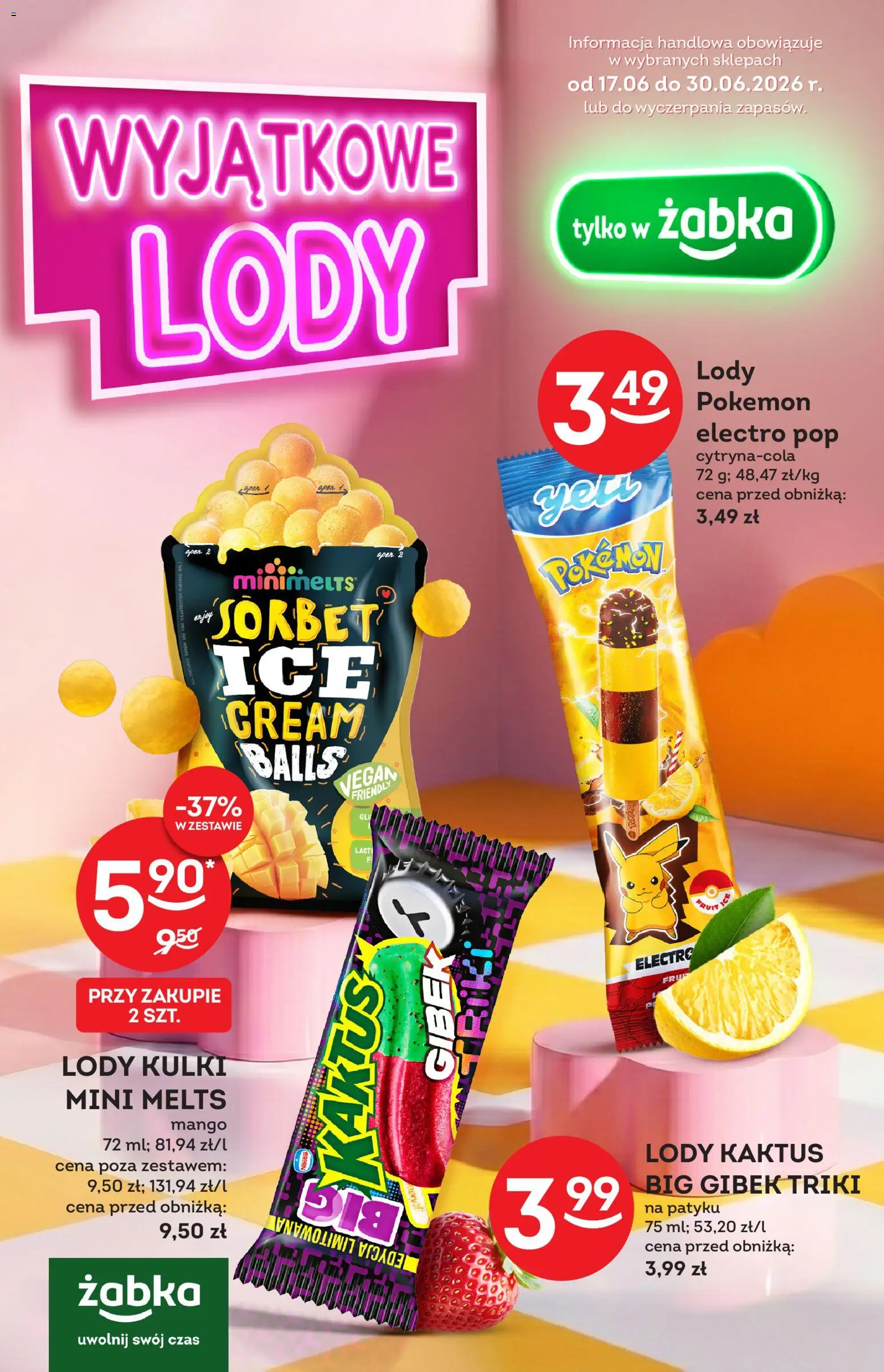 Pogląd gazetki "Żabka gazetka - Katalog lodowy" ze sklepu Żabka ważnej od 17.06.2026