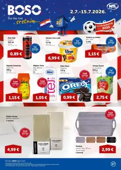 Pregled letka Boso Katalog trgovine Boso vrijedi od 02.07.2026