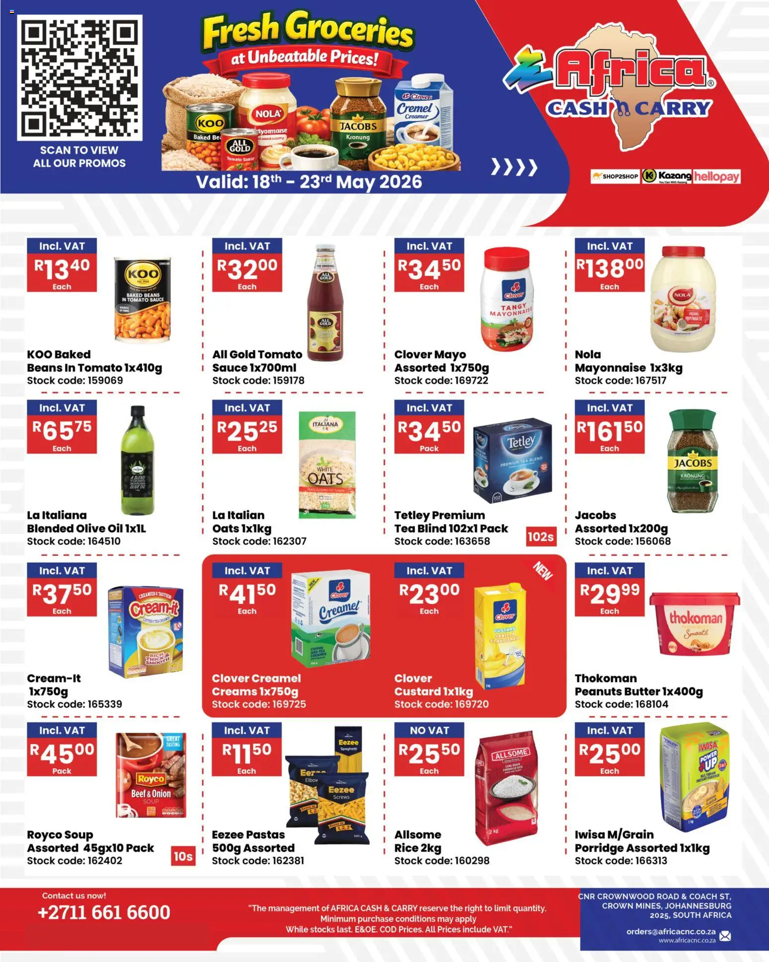 Preview of Africa Cash & Carry flyer valid from 18/05/2026