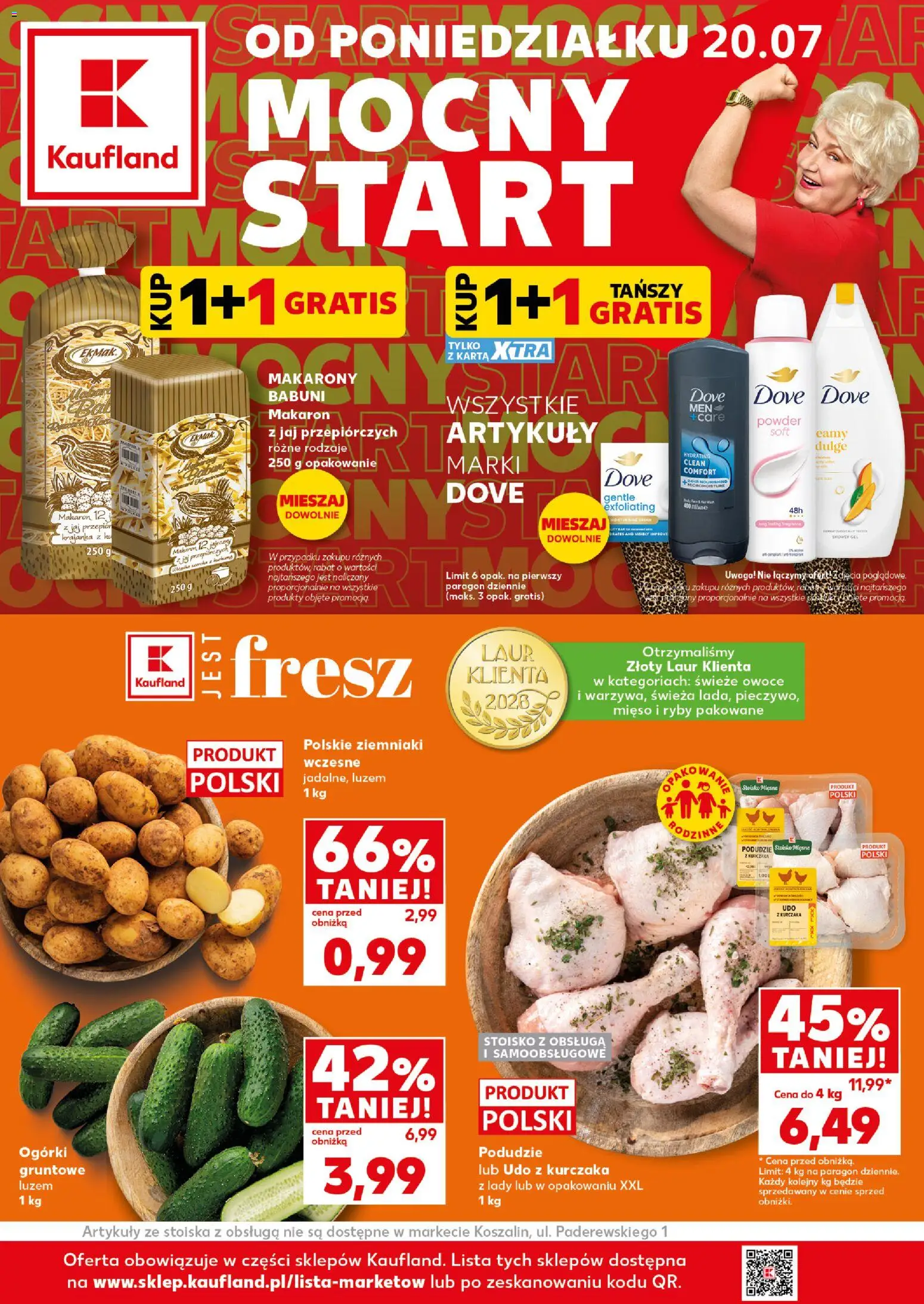 Náhled nabídky: Kaufland Polsko Kaufland Polsko leták - Mocny start platný od 20.07.2026