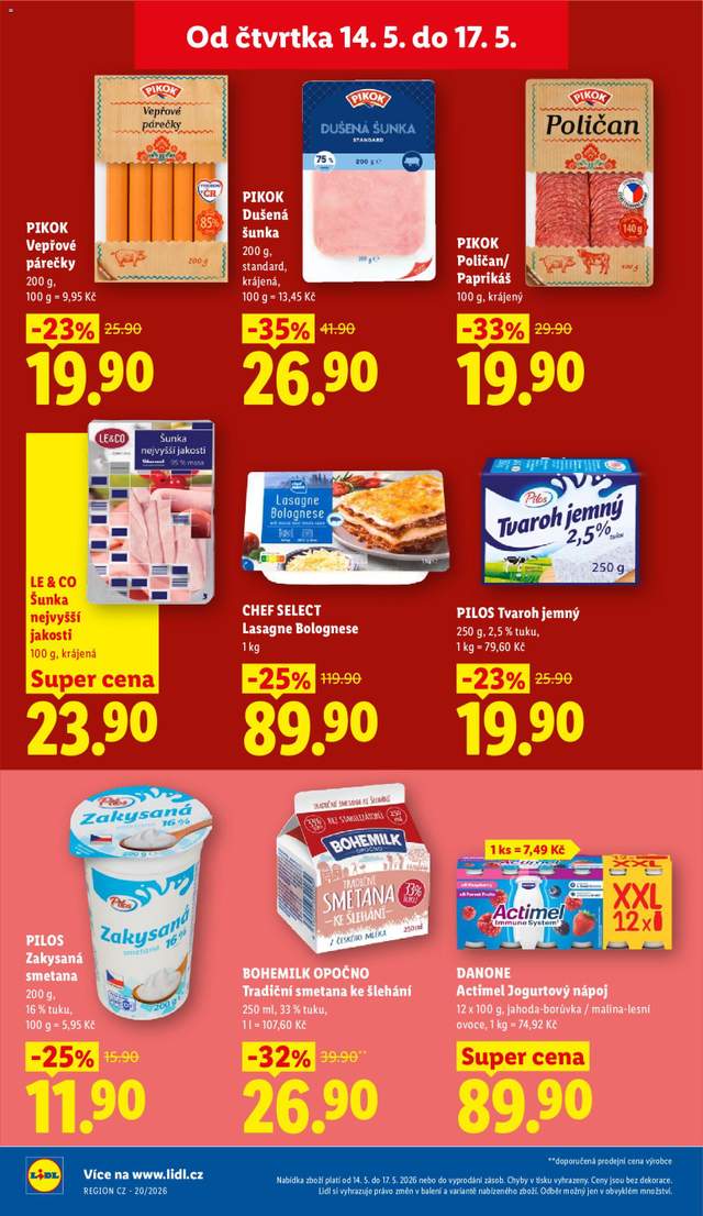 Nový Lidl leták od 14.05.