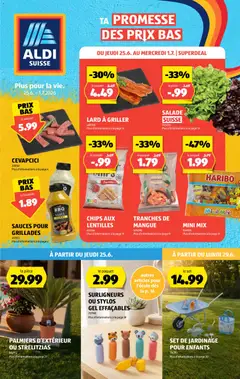 Vorschau des Merkblatts Aldi aktionen FR vom Shop Aldi gültig von 25.06.2026 bis 01.07.2026