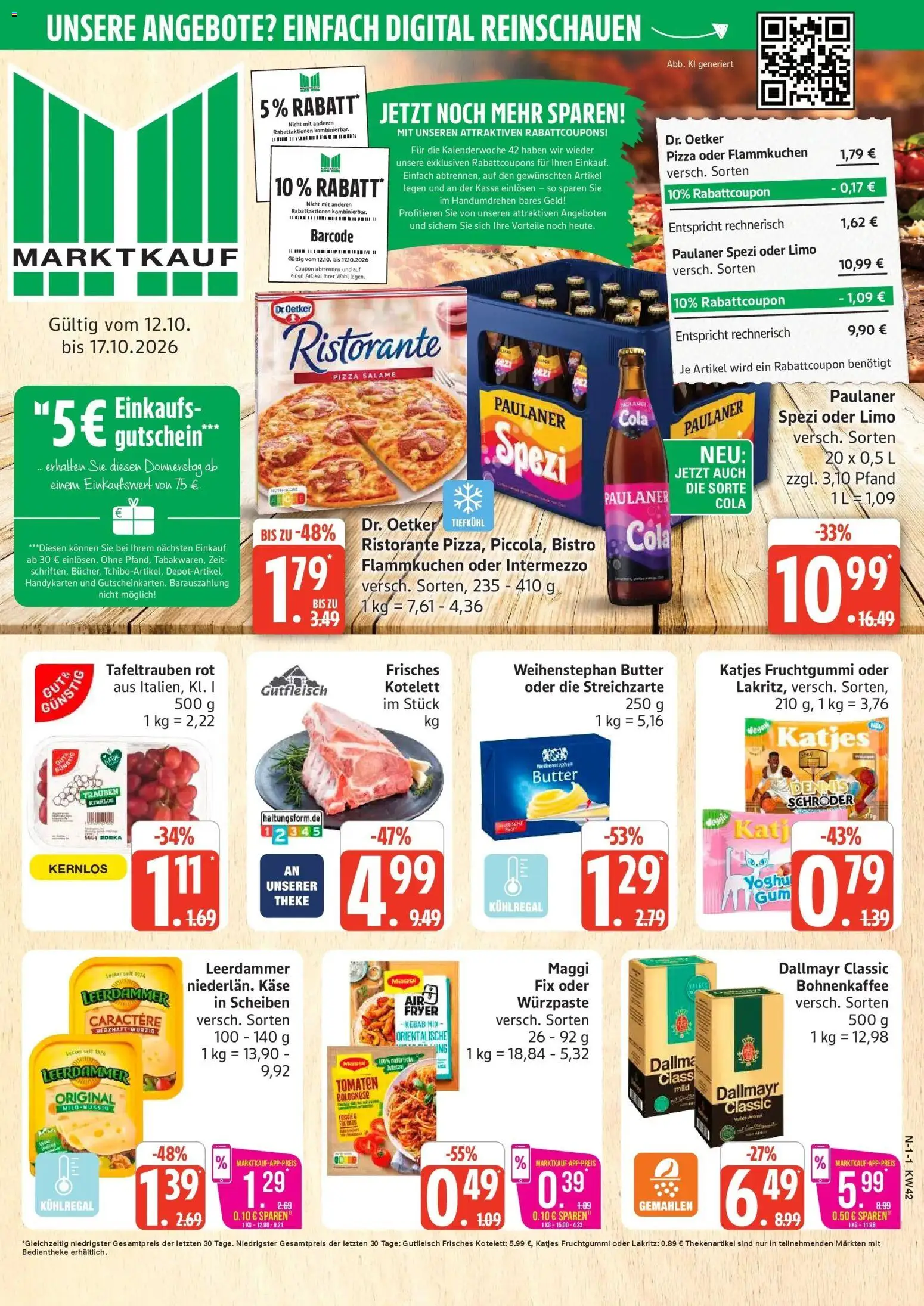 Vorschau von dem Prospekt des Geschäftes Marktkauf, gültig ab dem 12.10.2026