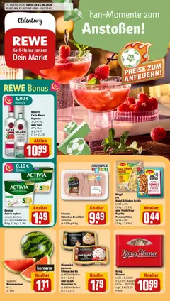 Vorschau von dem Prospekt des Geschäftes Rewe, gültig ab dem 14.06.2026