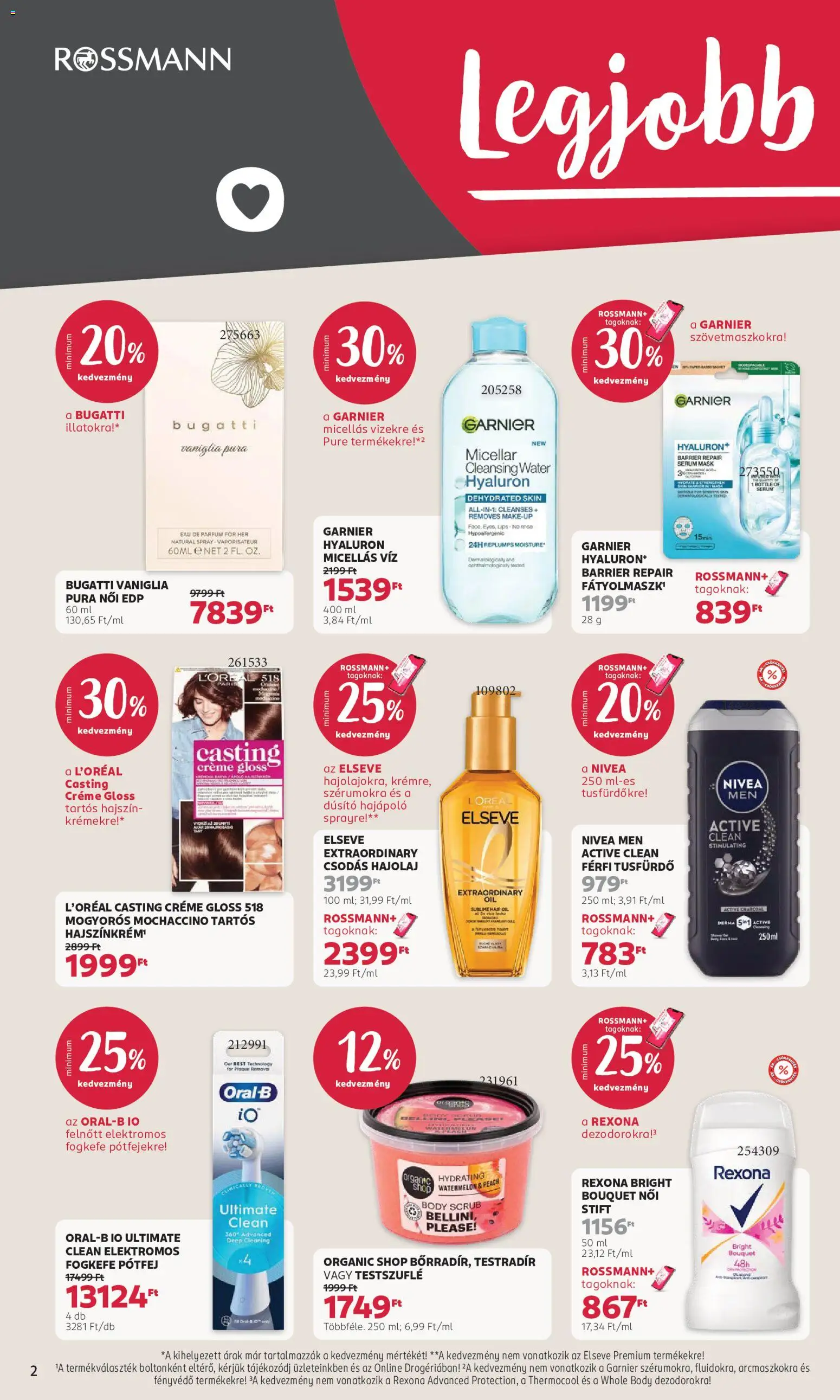 Rossmann - Rossmann akciós újság megtekintése, amely érvényes 2026.10.19.-től - Parfüm, Víz, Nivea, Hajolaj, Fényvédő, Fogkefe, Stift, Rexona