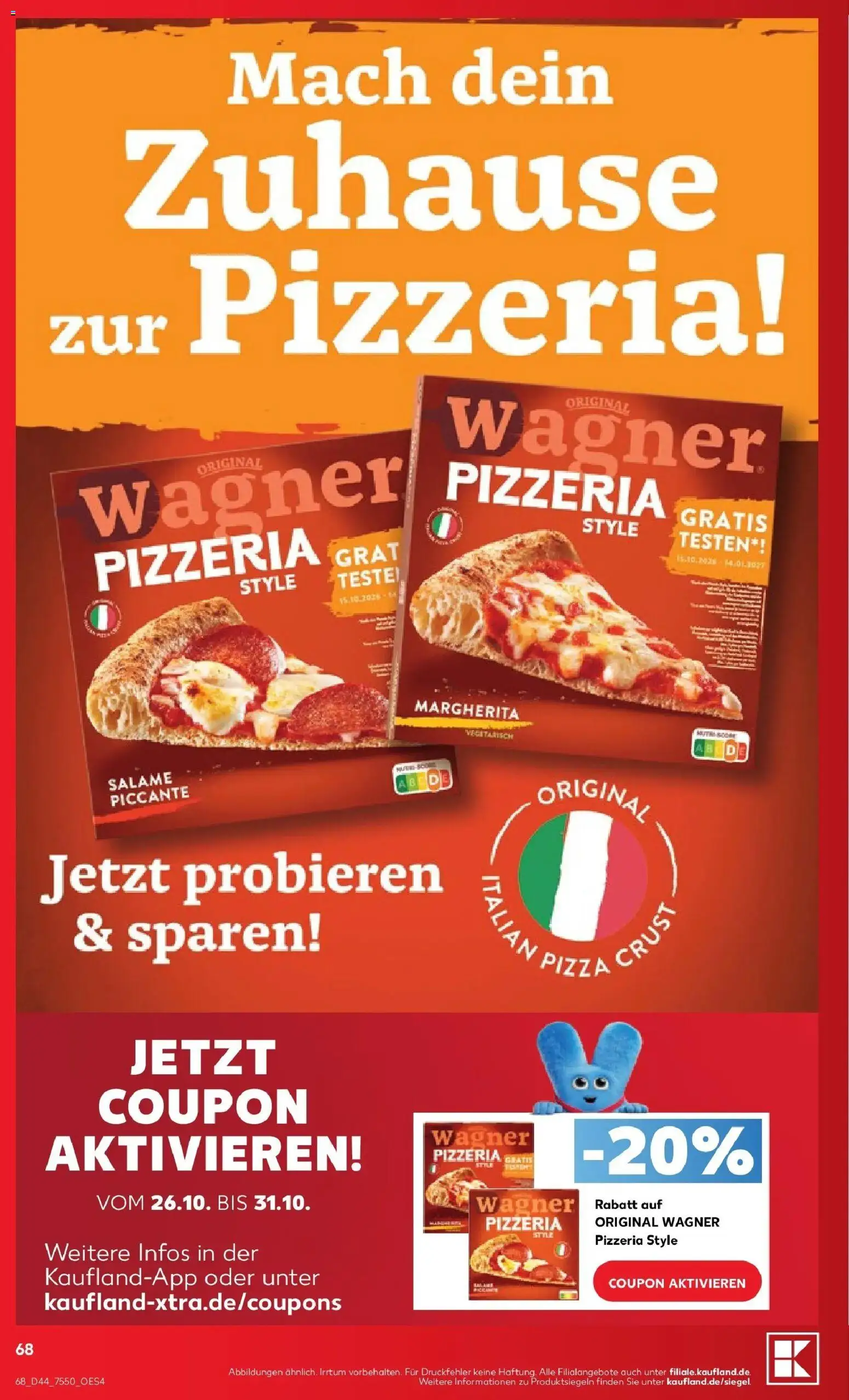 Vorschau von dem Prospekt des Geschäftes Kaufland, gültig ab dem 26.10.2026