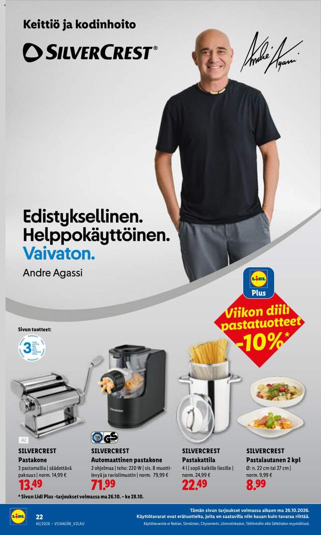 Uusi Lidl tarjouslehti alkaen 26/10
