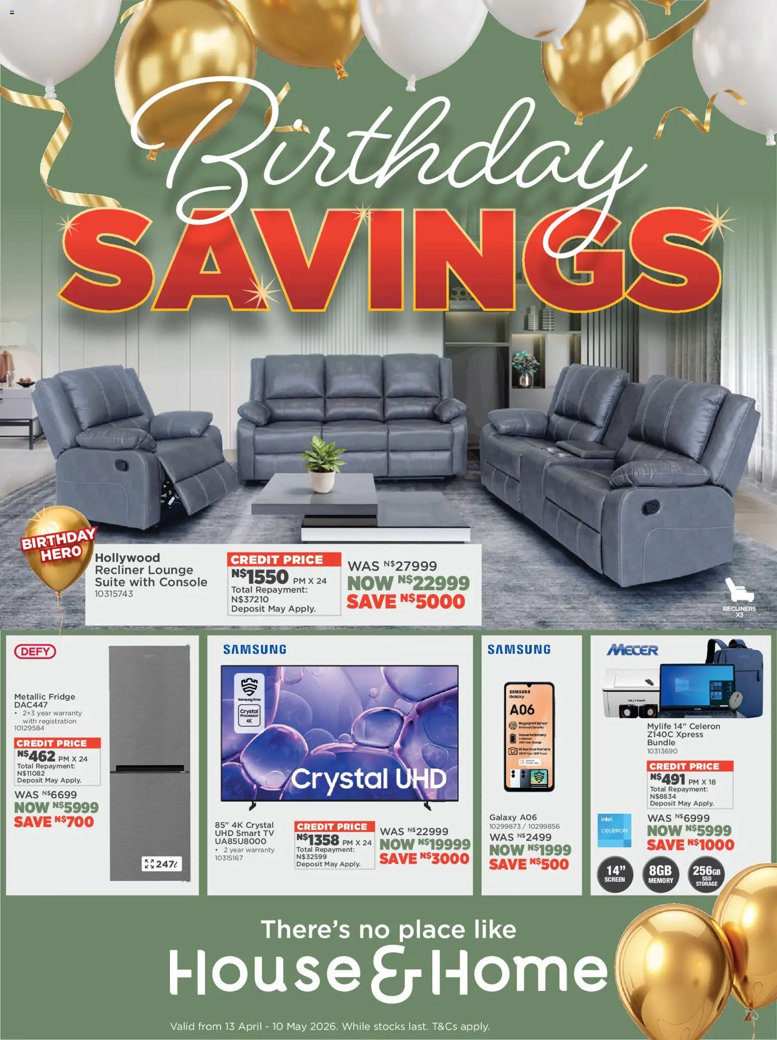 Preview of House and Home flyer valid from 13/04/2026