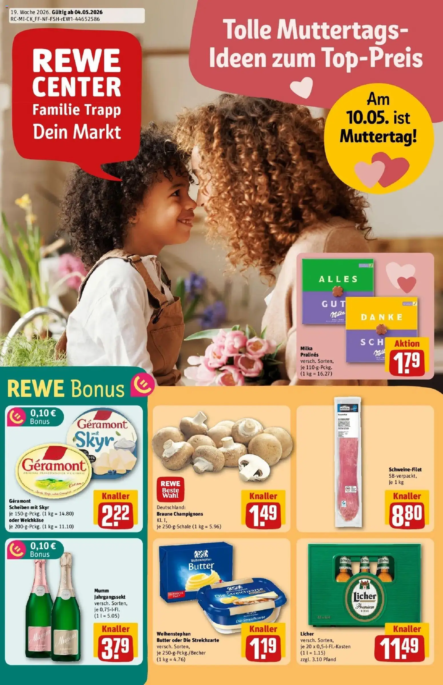 Vorschau von dem Prospekt des Geschäftes Rewe, gültig ab dem 04.05.2026