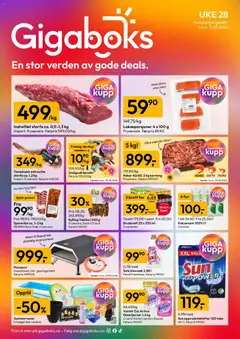 Forhåndsvis Gigaboks kundeavis fra butikk Gigaboks gyldig fra 06/07/2026