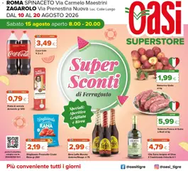 Anteprima dell'opuscolo Oasi volantino Zagarolo dal negozio Oasi valido da 10/08/2026