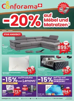 Vorschau des Merkblatts Conforama aktionen vom Shop Conforama gültig von 05.08.2026 bis 25.08.2026