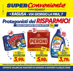 Anteprima dell'opuscolo SuperConveniente volantino Ragusa dal negozio SuperConveniente valido da 30/06/2026