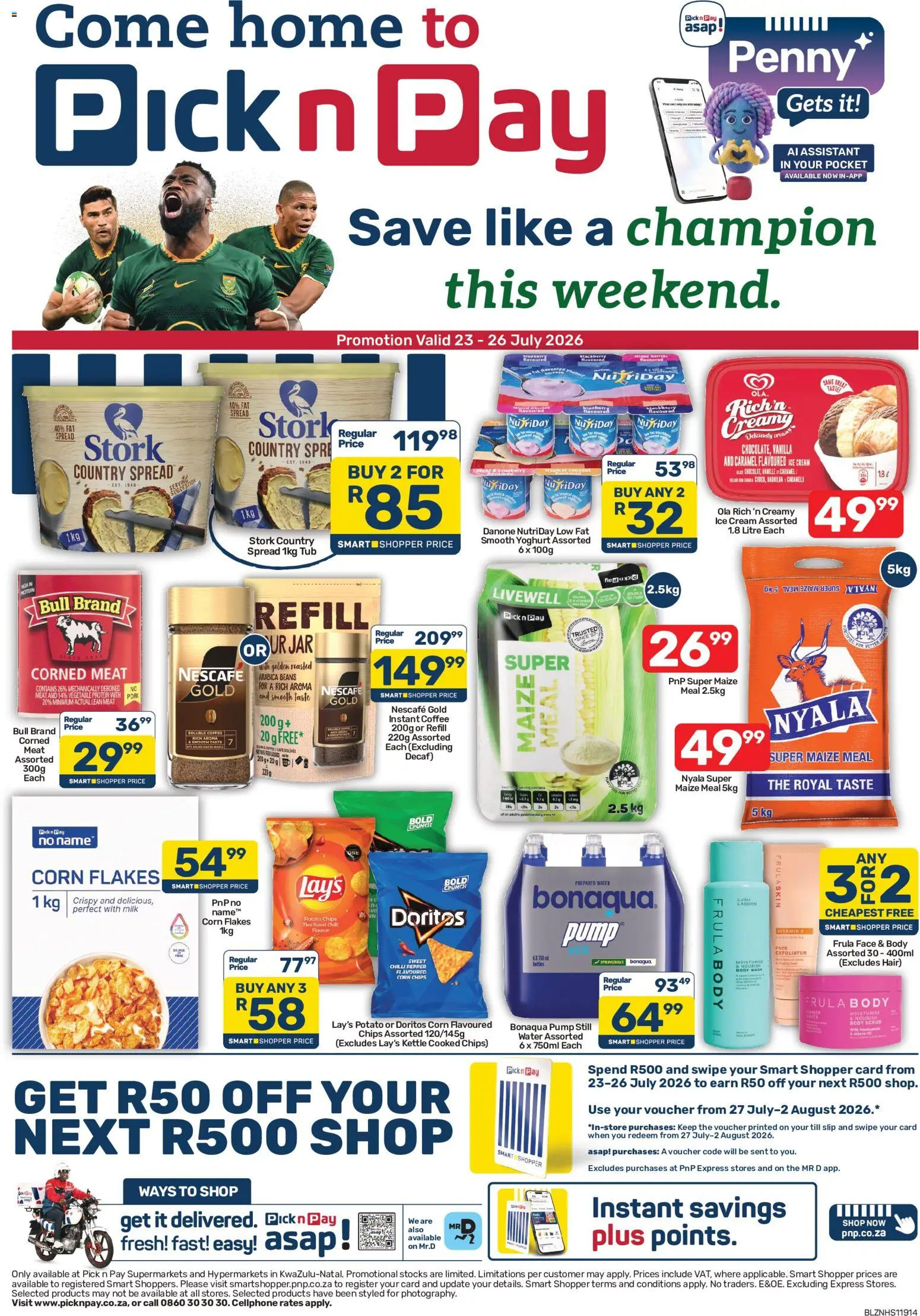 Preview of Pick n Pay flyer valid from 23/07/2026