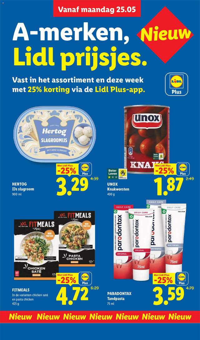 Nieuwe Lidl folder vanaf 25-05