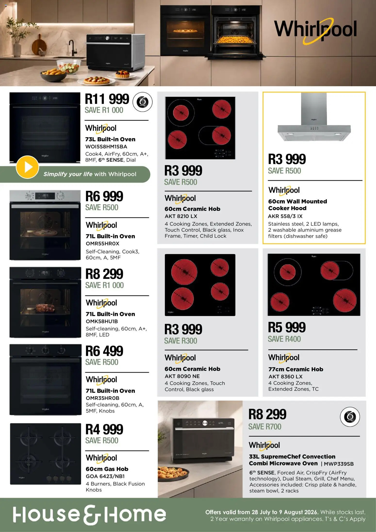 Preview of House and Home flyer valid from 28/07/2026
