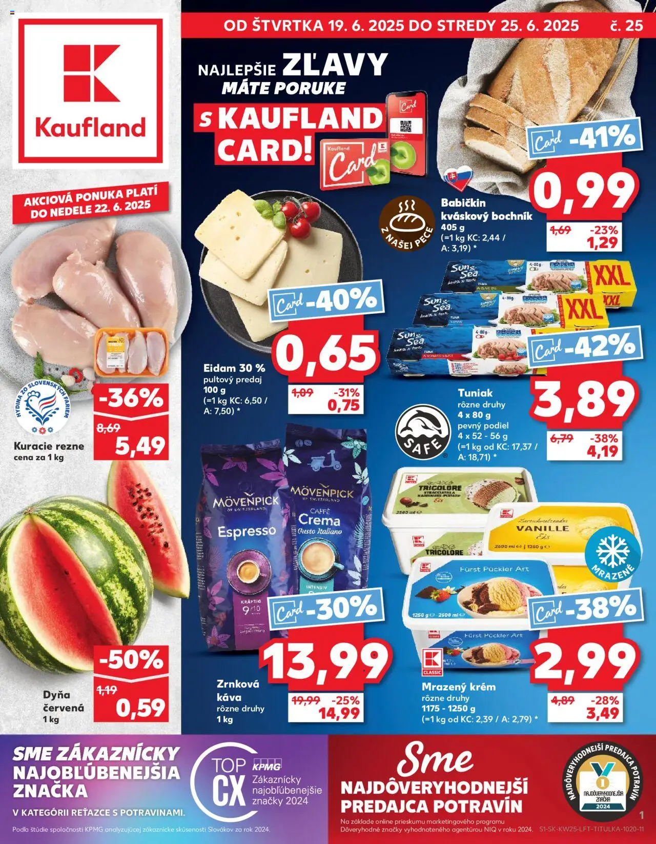 Náhľad Kaufland letáku platného od 19.06.2025