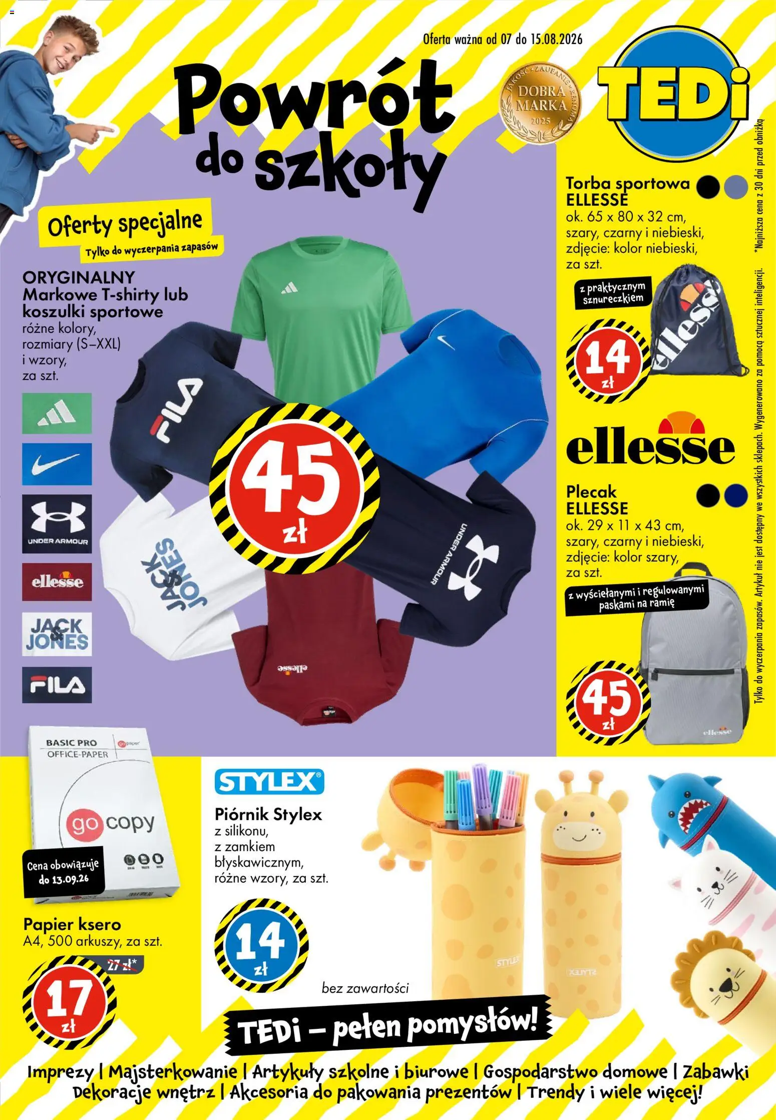 Pogląd gazetki "TEDi gazetka" ze sklepu TEDi ważnej od 07.08.2026