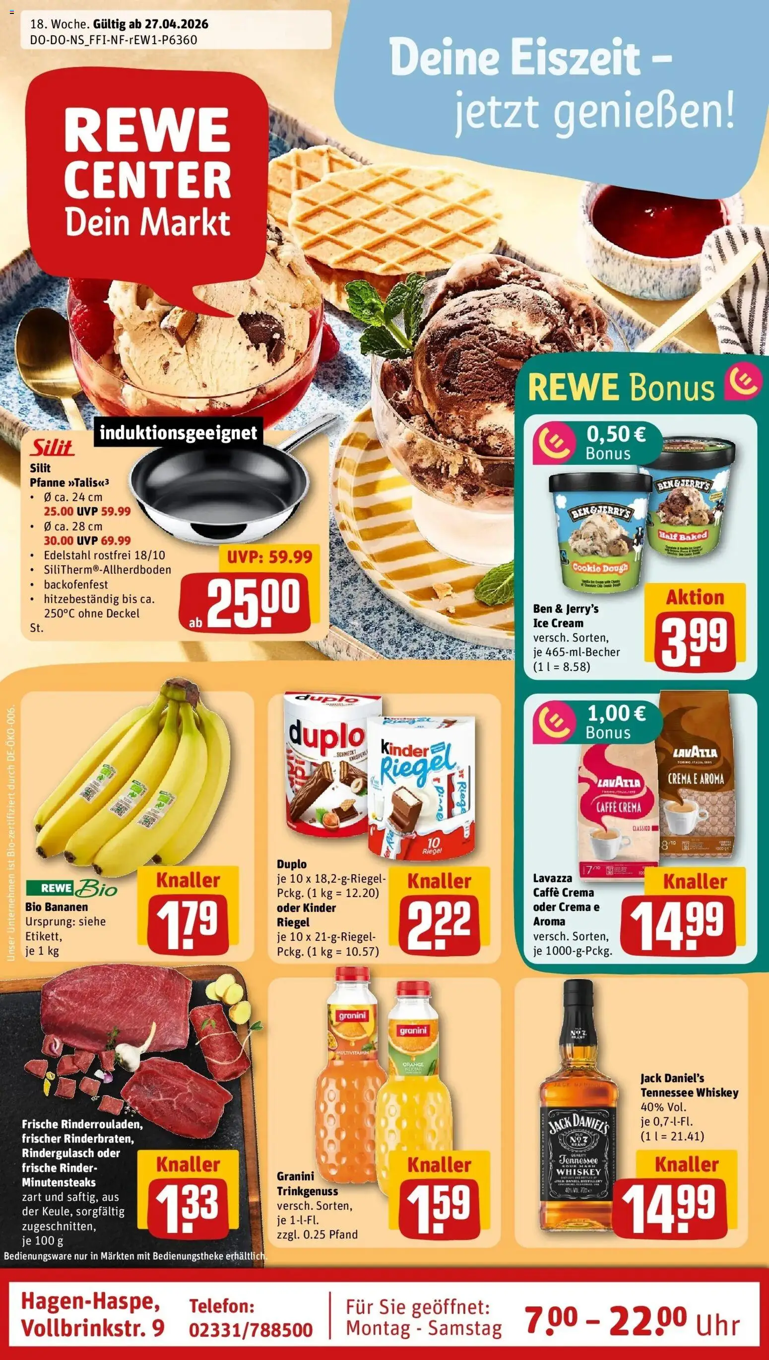 Vorschau von dem Prospekt des Geschäftes Rewe, gültig ab dem 27.04.2026