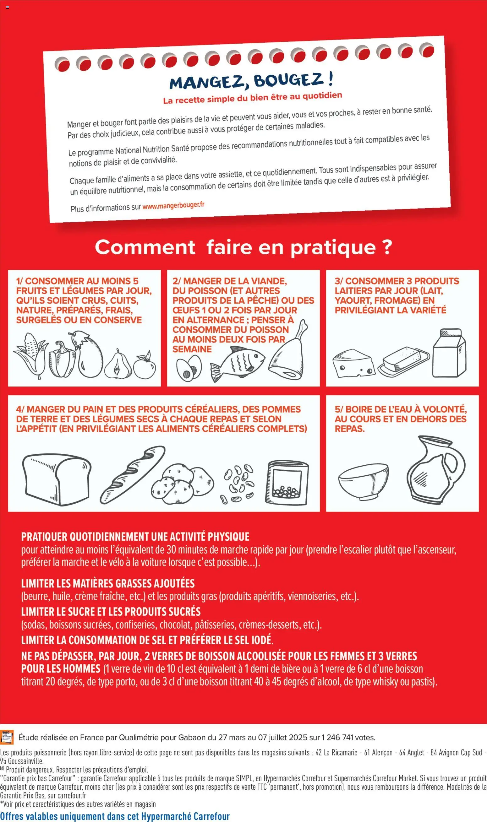 Prévisualisation de Carrefour Tout simplement du magasin Carrefour formulaire valide 03/11/2026 - Vélo, Poissonnerie, Vin, Pêche, Boisson, Sucre, Verres, Pommes