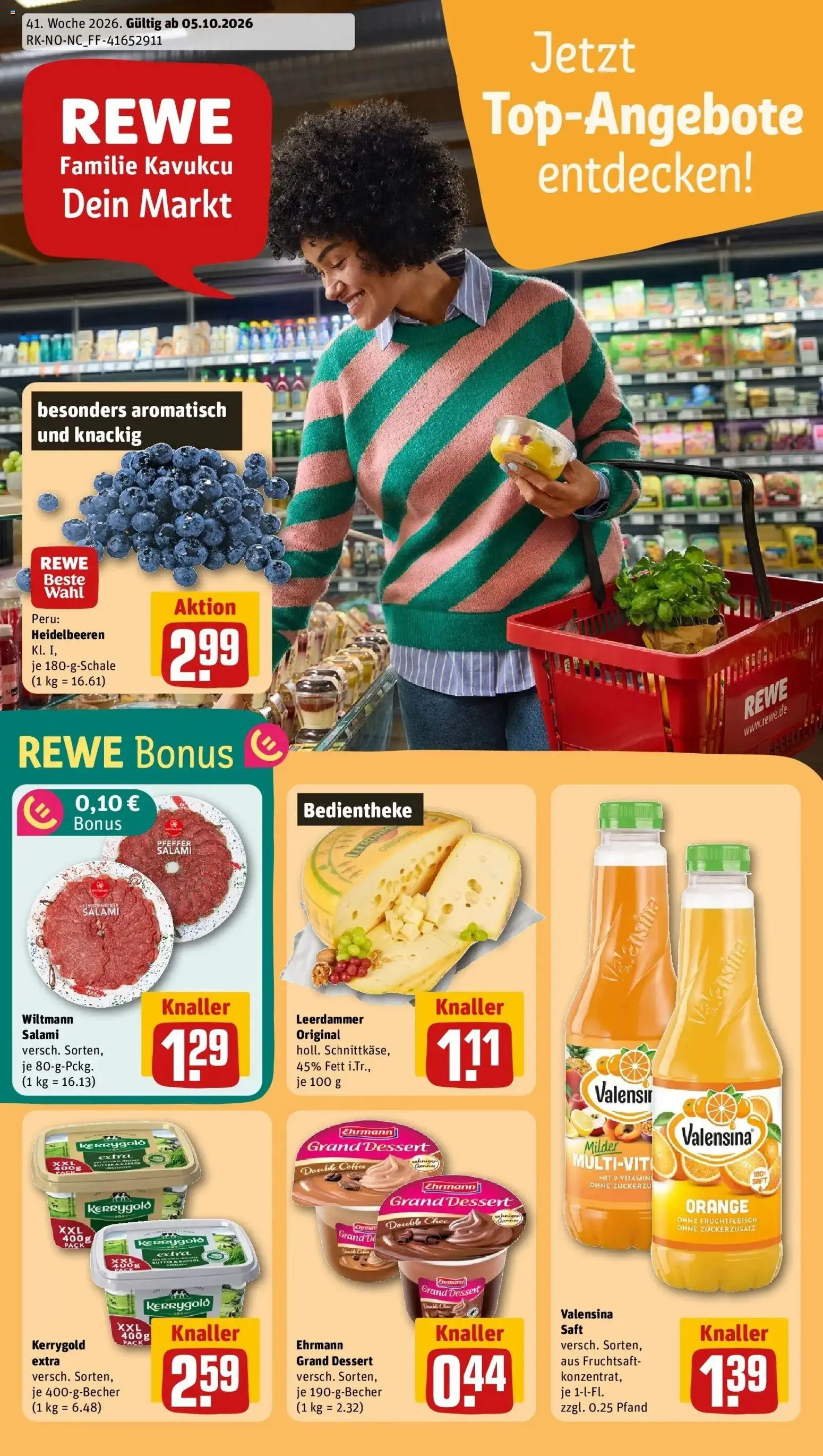 Vorschau von dem Prospekt des Geschäftes Rewe, gültig ab dem 05.10.2026