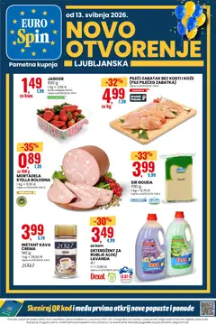 Pregled letka Eurospin Katalog trgovine Eurospin vrijedi od 13.05.2026