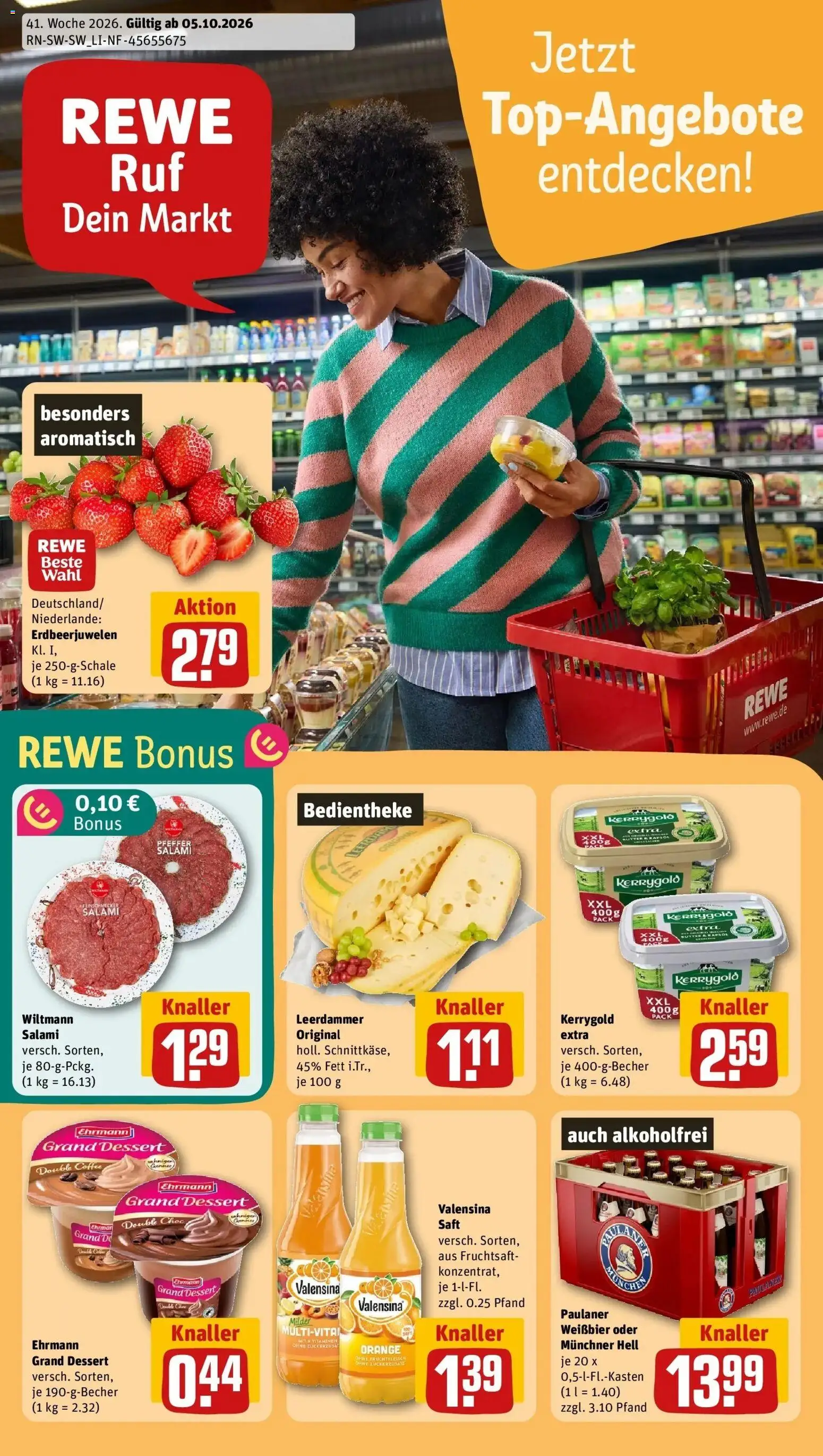 Vorschau von dem Prospekt des Geschäftes Rewe, gültig ab dem 05.10.2026