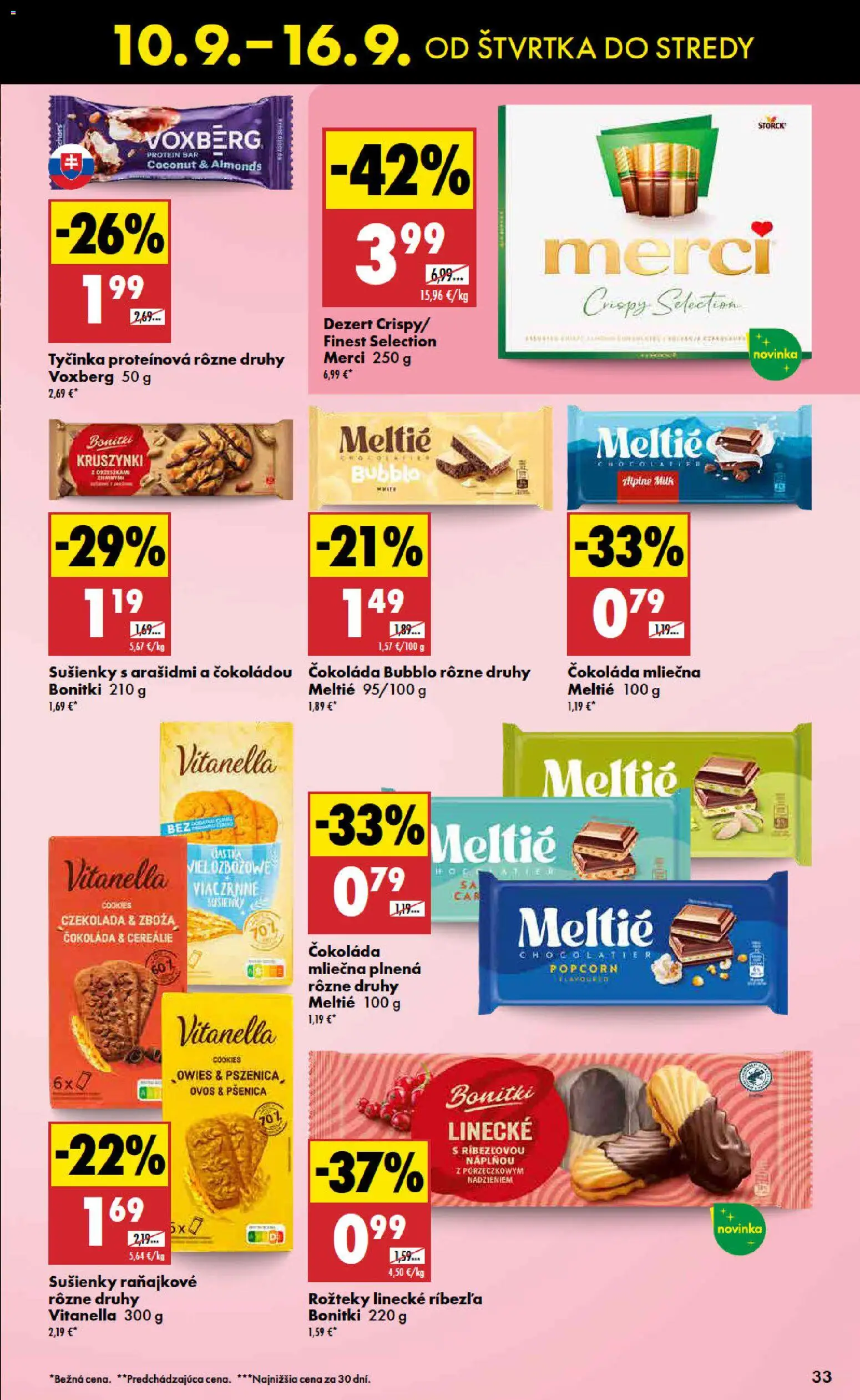 Náhľad Biedronka letáku platného od 10.09.2026 - Protein, Čokoláda, Dezert, Merci, Popcorn, Sušienky, Cereálie