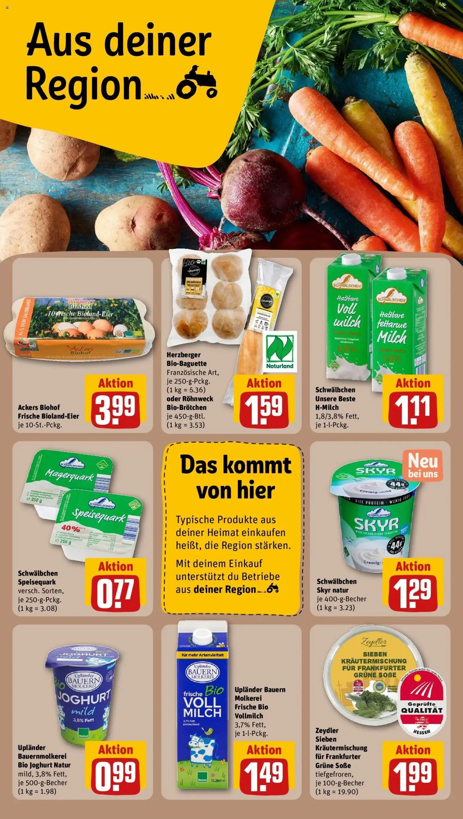 Vorschau von dem Prospekt des Geschäftes Rewe, gültig ab dem 26.10.2026