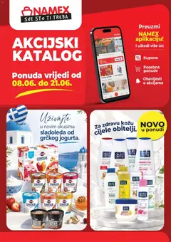 Pregled letka Namex katalog trgovine Namex vrijedi od 08.06.2026