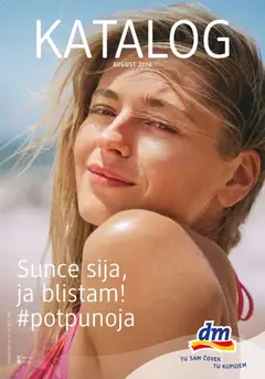 Pregled DM Drogerie kataloga - važi od 01.08.2026