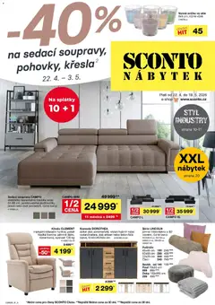 Náhled nabídky: Sconto nábytek Sconto nábytek leták platný od 22.04.2026