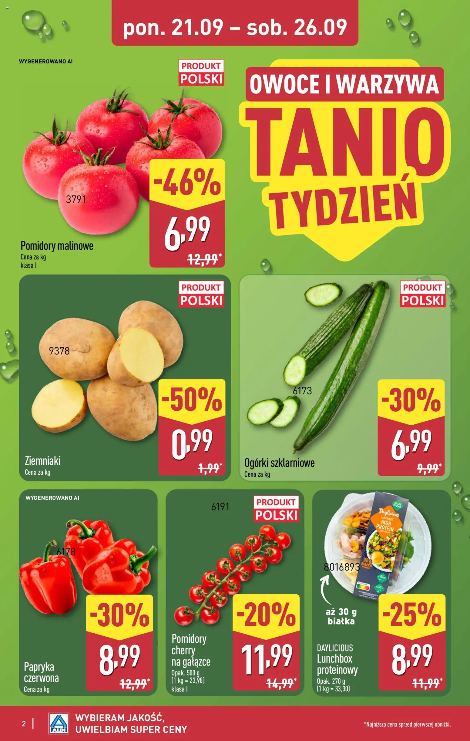 Pogląd gazetki "Aldi gazetka" ze sklepu Aldi ważnej od 21.09.2026