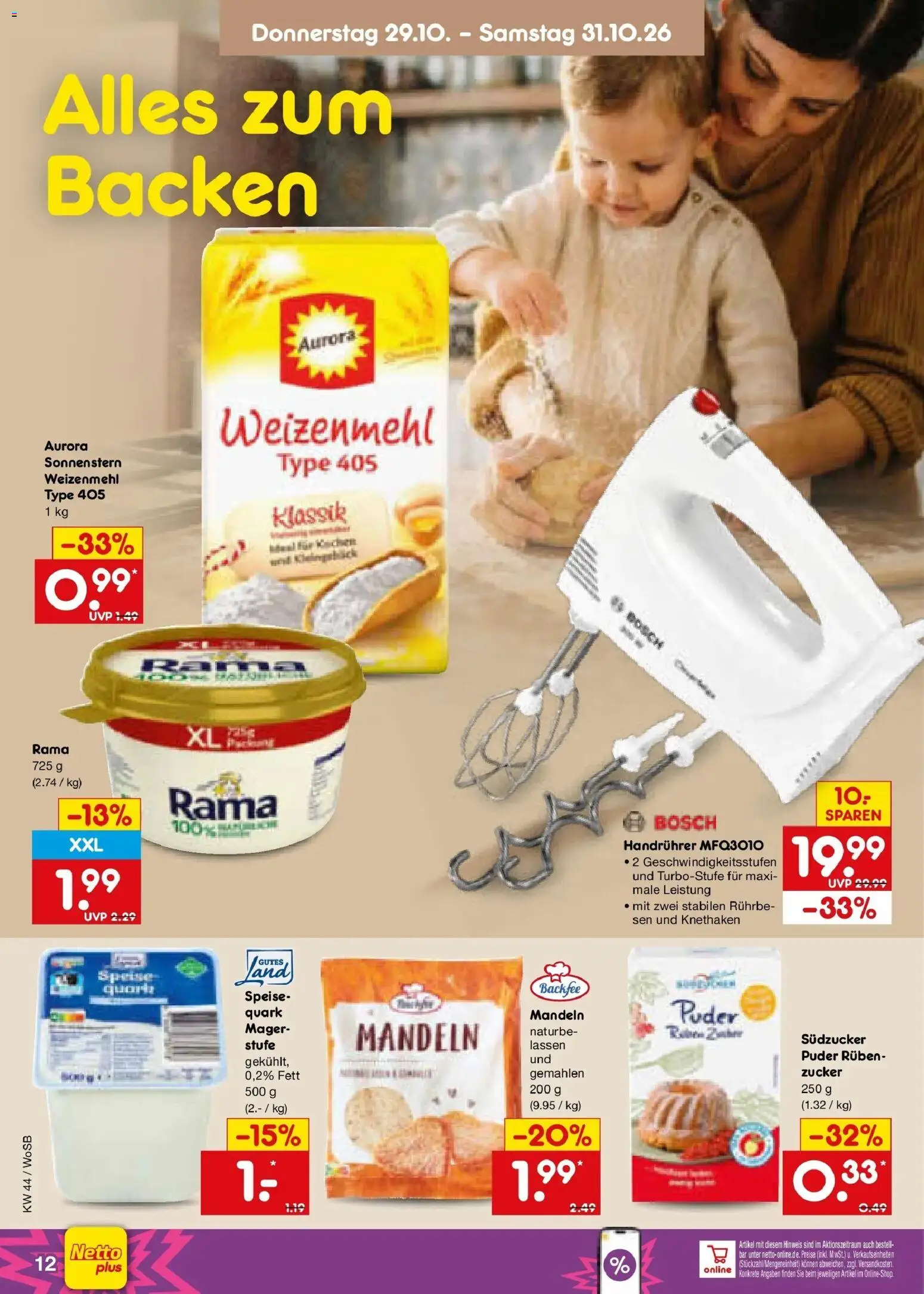 Vorschau von dem Prospekt des Geschäftes Netto Marken-Discount, gültig ab dem 26.10.2026